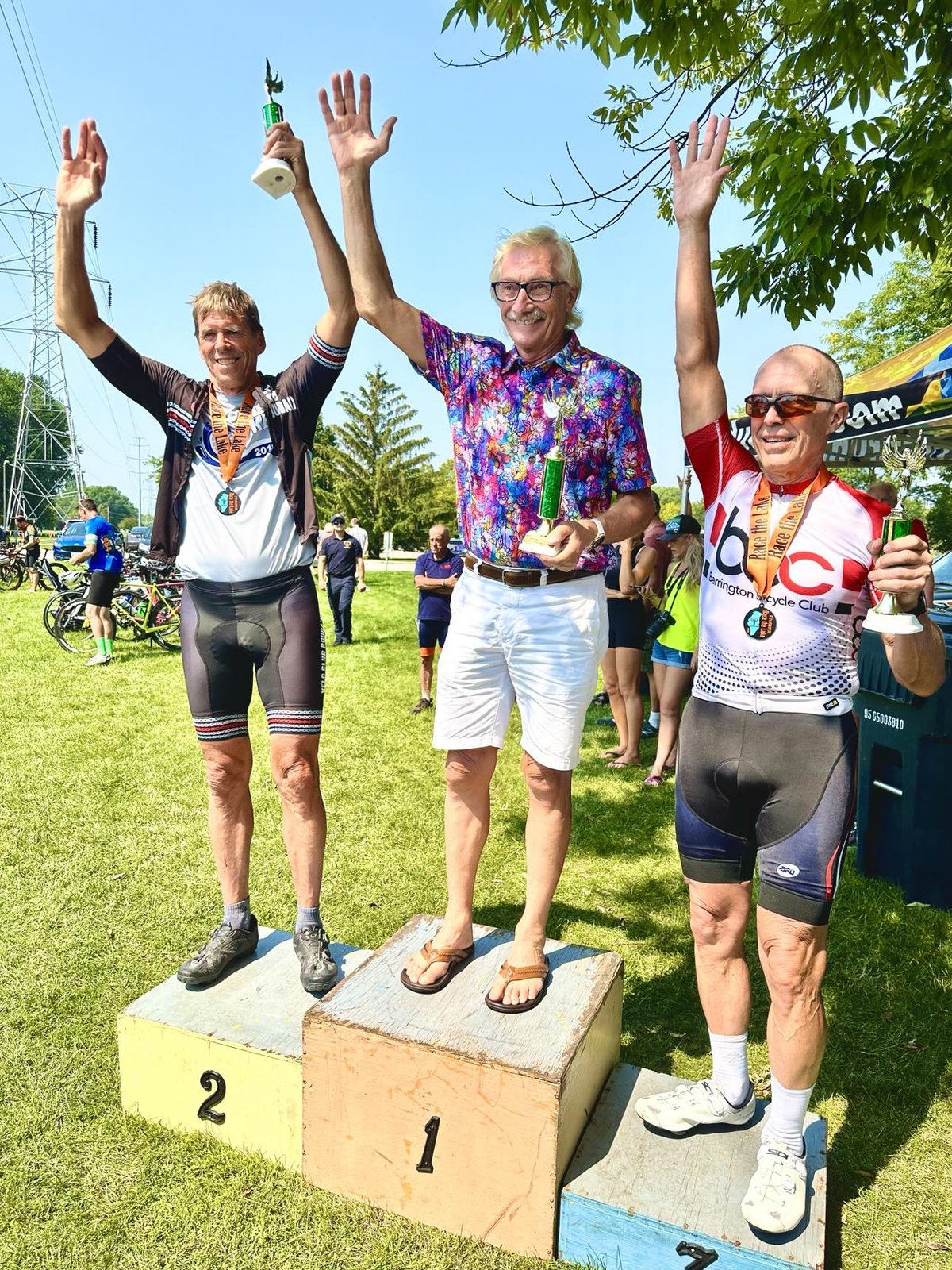 Podium at 2023 Race the Lake